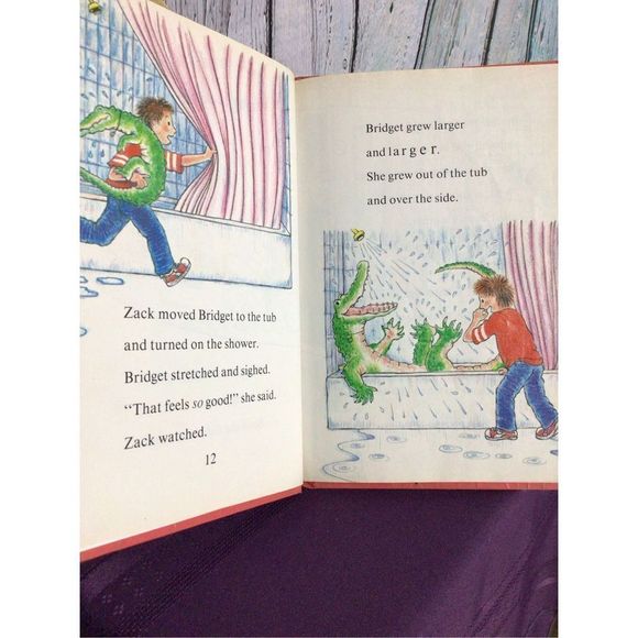 1989 Zack’s Alligator By Shirley Mozelle Hardback Children’s Book - Picture 4 of 11